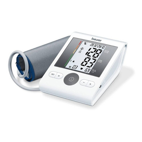 Tensiometro Digital de Brazo Monitor de Presion Arterial Beurer BM 28 Aleman Color Blanco