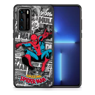 Marvel Spiderman Vintage Comics Funda Para Huawei Y Honor