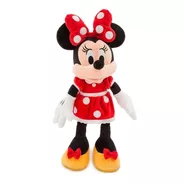 Pelúcia Minnie Vestido Vermelho Original Disney Store Média