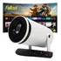 Projetor Smart Portátil Full Hd 4k Bluetooth Wifi Cor Branco Android 11.0 5g TV Cinema em Casa