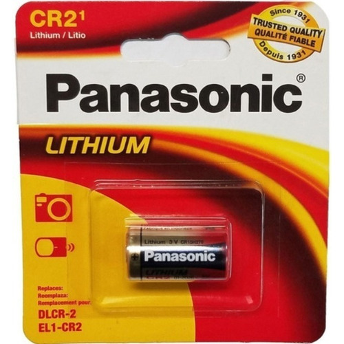 Pila Panasonic Cr2 Litio 3v Para Camara/alarmas Watchcenter