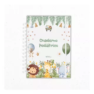 Cuaderno Control Pediátrico Niños (diseño Animalitos)