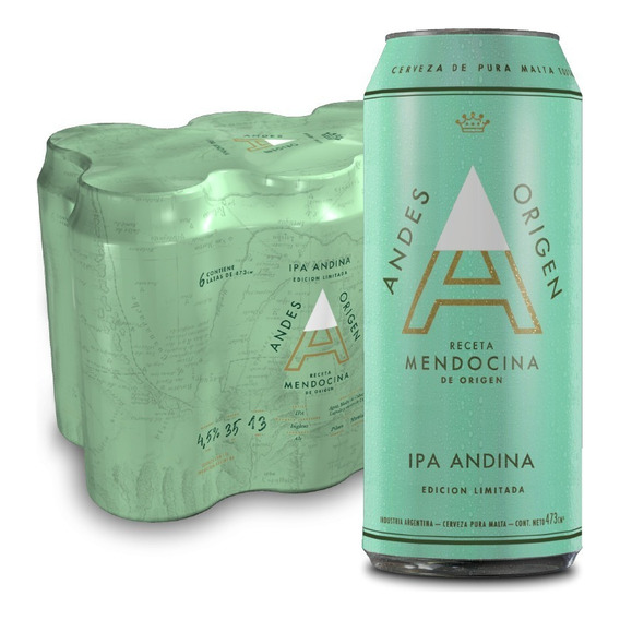 Andes Origen IPA - Lata - Pack - 6 - 473 mL