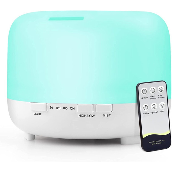 Humidificador Ultrasonico Aire Purificador  Lampara Colores