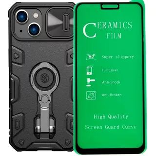 Estuche Armor Nillkin Pro + Vidrio Ceram Para iPhone 14 Plus