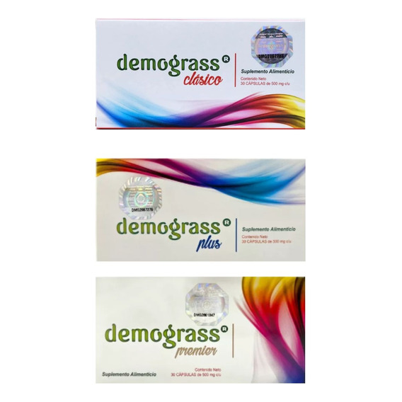 Demograss Tratamiento Completo 1 Clásico, 1 Plus Y 1 Premier