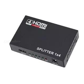 Splitter Hdmi 1x4 Full Hd 4k Y 2k Uhd Clonar Pantallas