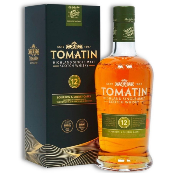 Whisky Tomatin 12 Years Single Malt Scotch C/estuche 700ml