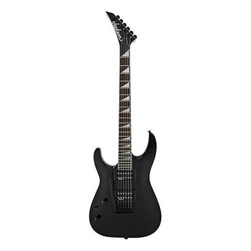 Guitarra eléctrica para zurdo Jackson JS Series JS22 DKA dinky de álamo black brillante con diapasón de amaranto