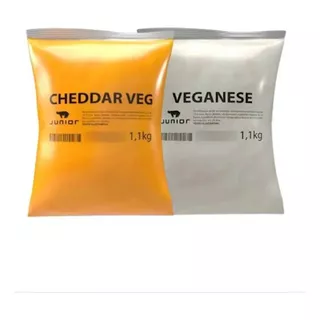 Cheddar Vegano 1,1kg + Maionese Vegana 1,1kg Junior - Kit