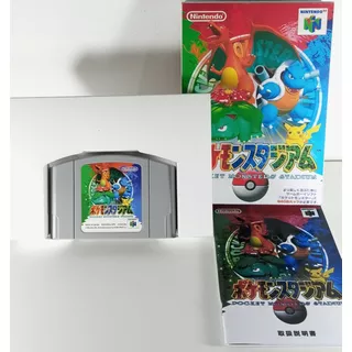 Pokemon Stadium N64 Japonês Original + Caixa Repro