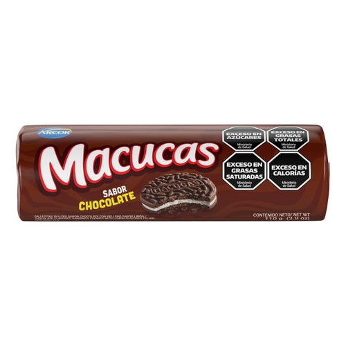 Macucas X110g Galletitas Bagley Chocolate 
