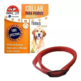 Collar Anti Pulgas Repelente Garrapatas Perros Toda Raza