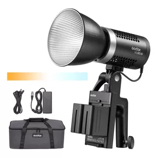 Iluminador De Led Godox Ml60 Bicolor 60w Luz Contínua Quent Cor Da Estrutura Preto 110v/220v