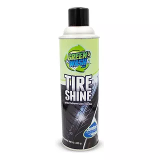 Tire Shine Brillo Extremo Para Llantas Acabado Húmedo 425 G Color Negro