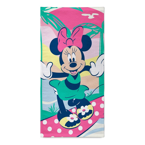 Toallon Grande Infantil Algodon Disney Piñata Color Disney Minnie Mouse
