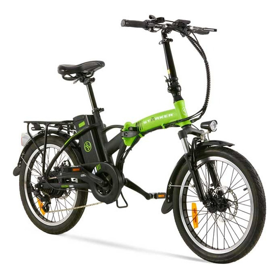 Bicicleta Eléctrica Starker T-flex Alumini 350w Verde Auteco