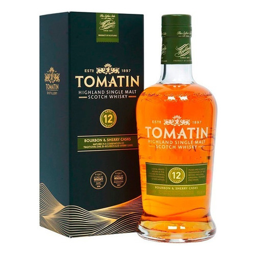 Tomatin 12 Años X700ml - Highland Single Malt Whisky Escocia