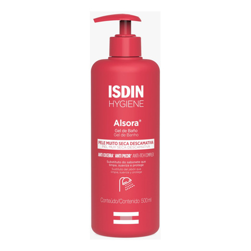 Gel Baño Isdin Alsora Corporal Piel Con Psoriasis 500 Ml