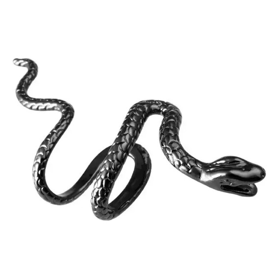 Pendiente Estilo Serpiente Para Oreja Sin Perforación X1und 