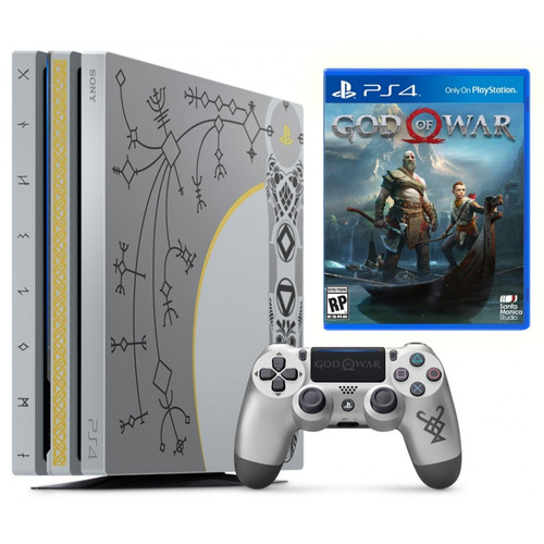 Sony PlayStation 4 Pro CUH-71 1TB God of War: Limited Edition Bundle color  leviathan gray