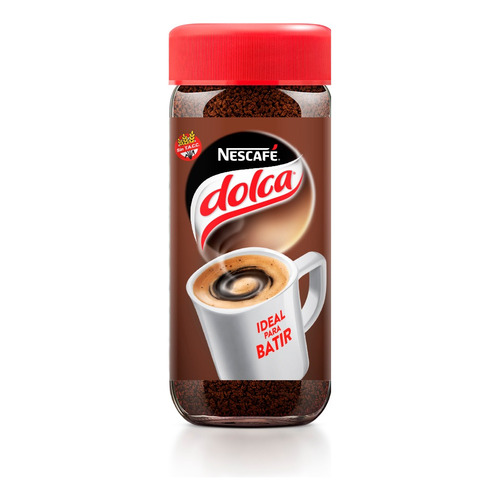 Café instantáneo fácil de batir Nescafé Dolca frasco 170g