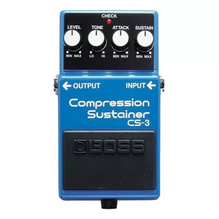 Pedal De Efecto Boss Compression Sustainer Cs-3  Azul