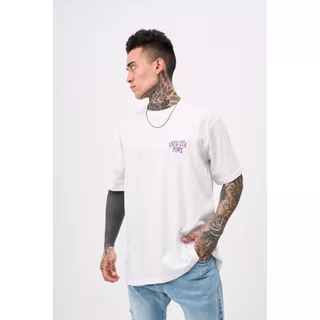 Remeron De Hombre Estampado Oversize Algodon Power Bond