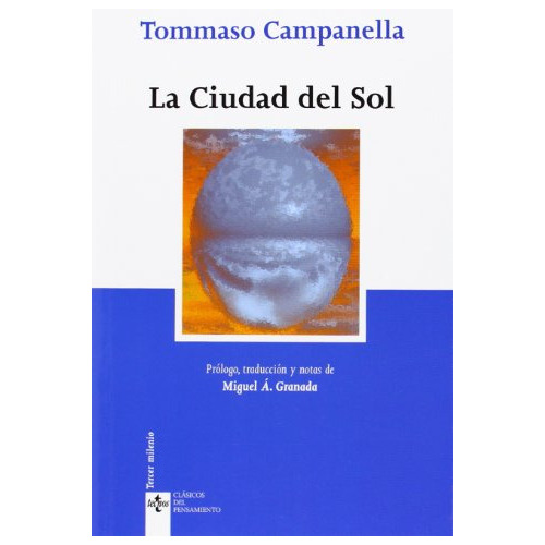 La Ciudad Del Sol, De Campanella, Tommaso. Editorial Tecnos, Tapa Blanda En Español