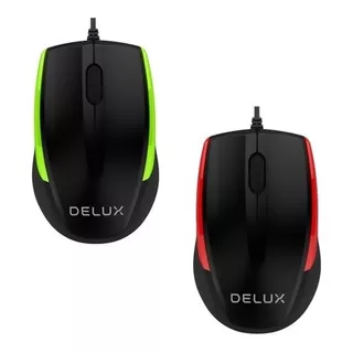 Mouse Alambrico Usb Delux M321bu Ergonomi Optic 2400dpi Acme