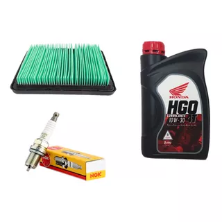 Kit Filtro De Aire Bujía Y Aceite Para Generador Honda Eu30