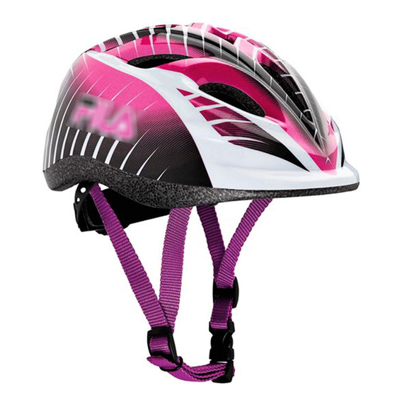 Casco Fila Regulable P/ Niños Patines Bicicleta Skate El Rey Color Rosa Talle Xs