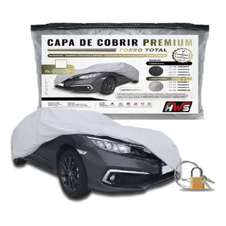 Capa Carro Marca Hws Forro Total Cadeado Carbon Titanium