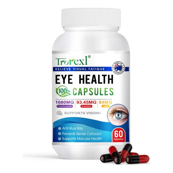 Eye Health Visio 3s  Luteina Betacaroteno Cuidado Ojos Vista