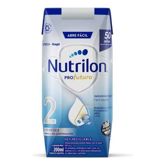 Leche Nutrilon Profutura 2 X 3 Packs 24 Bricks 200ml 6 A 12m