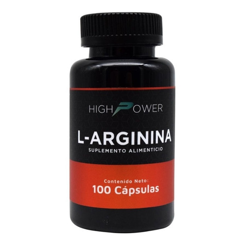Suplemento en cápsula High Power  L-Arginina proteínas en pote de 840g 100 un