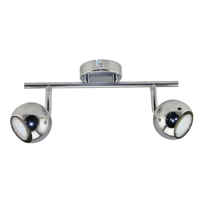 Lampara Plafon Techo Venus 4 Luces Cromo Apto Led Gu10