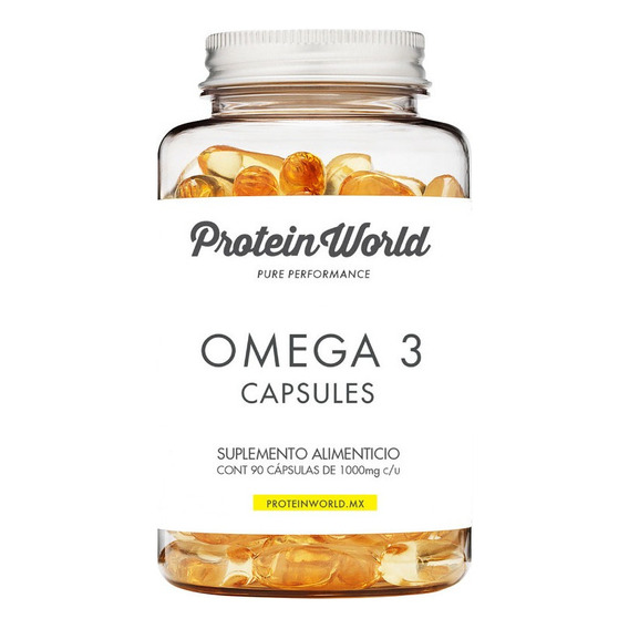 Cápsulas Omega 3 Protein World 90 Caps