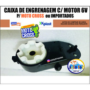 Caixa De Engrenagem Com Motor 6v P/ Motocross