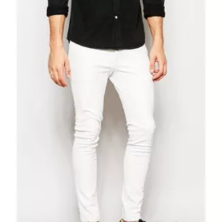 Jeans Elastizado Blanco Hombre Be Yourself Tiendas