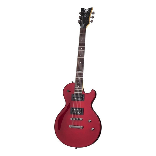 Guitarra eléctrica Schecter SGR Solo-II de tilo metallic red con diapasón de palo de rosa