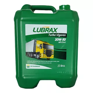 Óleo De Motor Lubrax Mineral 20w-50 Para Carros, Picapes E Suvs De 1 Unidade