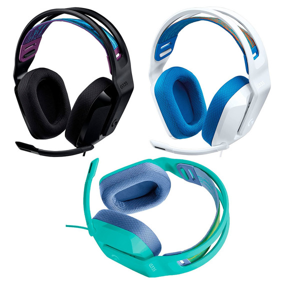 Auriculares Gamer Logitech G335 - Conectores 3.5mm Colores