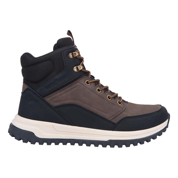 Bota Heavy Goodyear 1006 Cafe Con Negro Para Hombre