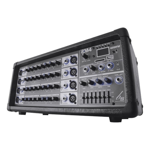 Consola Amplificada Backstage 8m4 Usb, 8 Canales