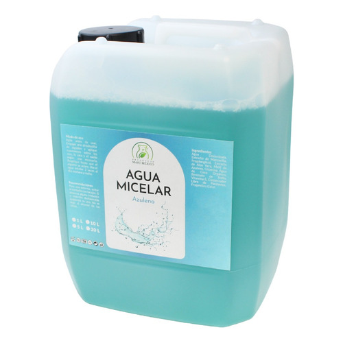 Agua Micelar Con Azuleno Hidratante 20 Litros