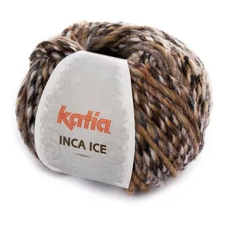 Pack X 5 Lanas Mecha Katia Inca Ice Gruesa 53 % Lana Virgen