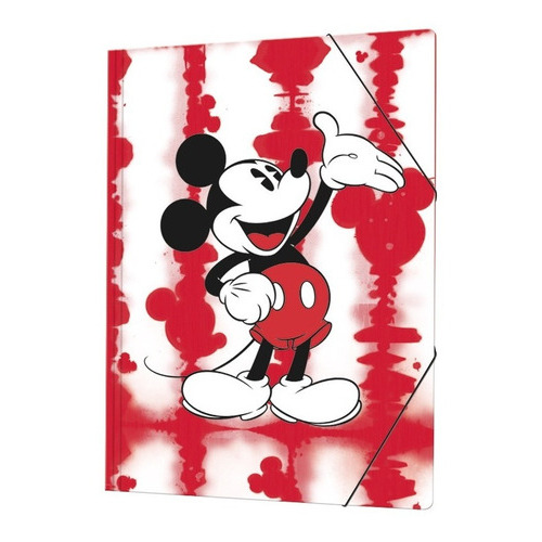 Carpeta 3 Solapas C/ Elastico Mickey Mouse  Mooving