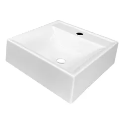Cuba Pia De Apoio Quadrada 34x34 Lorena P/ Banheiro Lavabo Acabamento Brilhante Cor Branca no Mercado Livre com oferta e cupom de desconto