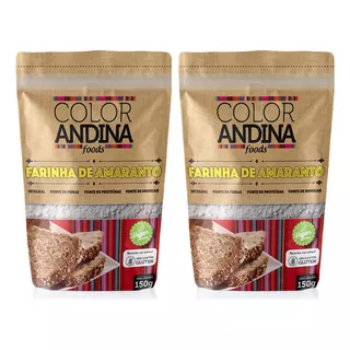 Farinha De Amaranto Color Andina 150g-2 Pacotes